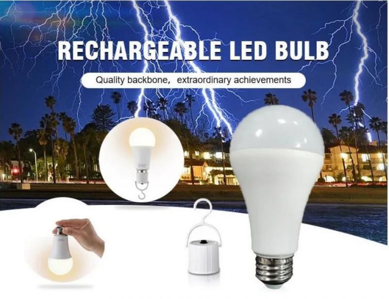 Rechargeable Intelligent Battery LED Emergency Bulb