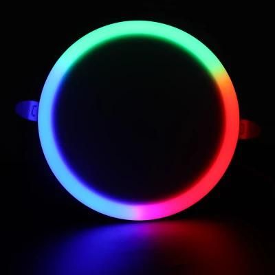 Support Double Color Tricolor RGB Smart Dimmable LED Light LED Panel Light Adjustable 70-205mm Frameless LED Light