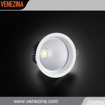 Commercial Ce RoHS 15W 20W 25W Dimmable CREE LED COB Downlight IP44