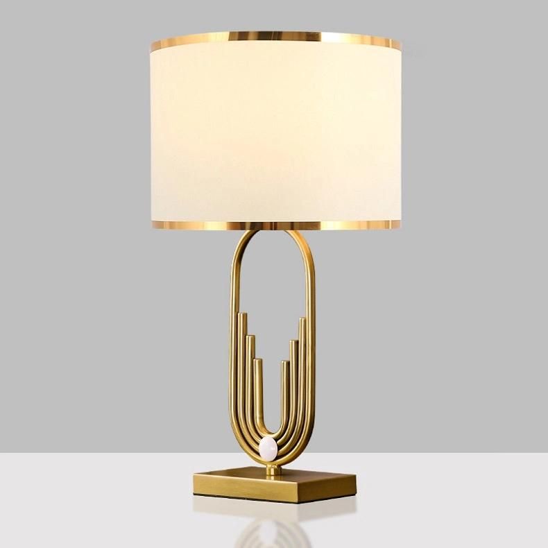 Luxury Style Hotel Living Room Bedroom Home Gold Table Lamp