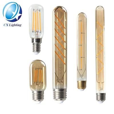 LED Filament Tube Bulb T30 Tubular Bulb Edison Antique Style Decorative Vintage Lamp