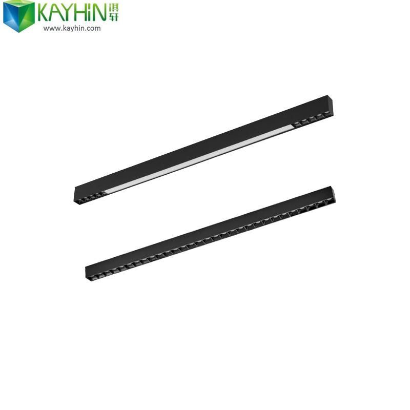 China Manufactory Indirect/Direct Version Viewline Slim Linear Lights 36W 115lm/W Ugr<13 Visual Comfort Seamled Connection Office LED Linear Light
