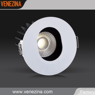 Round Shape with Cutout 83mm Directional COB LED Recessed Spot Light