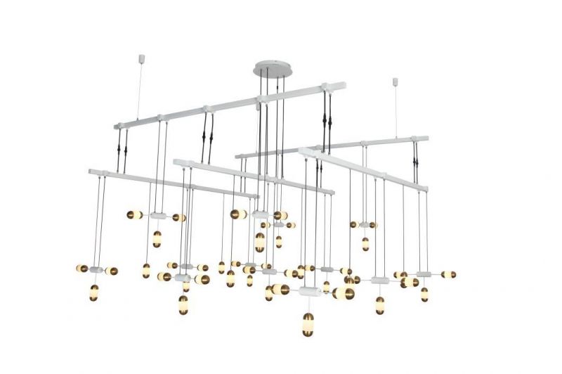 Masivel LED Metal Lights Restaurant Kitchen Modern Chandelier