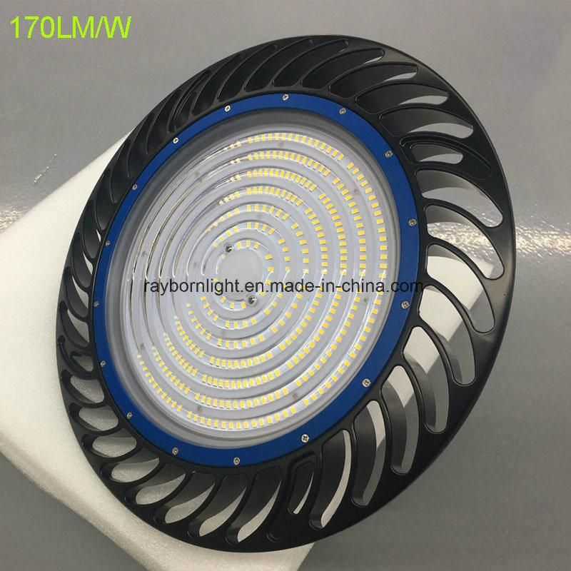 Industrial Motion Sensor Meanwell IP65 100W UFO High Bay LED with 170lm/W