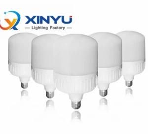 China Manufacturer LED T Bulb High Brightness 6500K E27 B22 AC85-265V 10W 20W 30W 40W 50W 60W LED Light Bulb