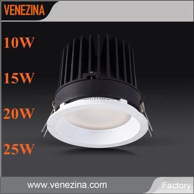 Citizen CREE COB LED IP44 Recessed Downlight Fixture with Driver Dali Triac 1-10V Lamp Lighting 3 Colors for Option