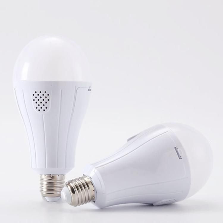 2 Years Warranty LED Rechargeable 15W Emergency Bulb with Battery LED Light
