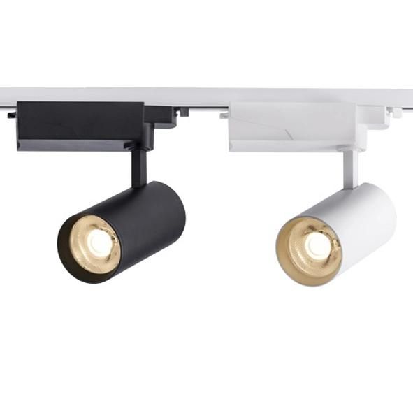 High Lumen Commercial Aluminium Alloy COB 20W 30W 40W LED Track Light CRI90 5 Years Guarantee