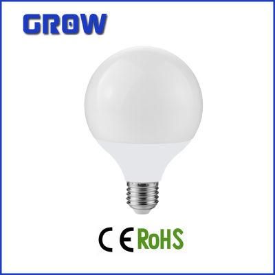 LED High Power Lamp Energy Saving Bulb 12W G95 E27 B22 LED Global Bulb Light 2022 CE RoHS ERP Approval for Home Decoration and Indoor Lighting