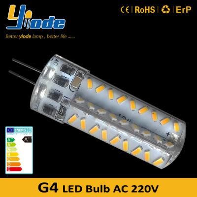 3014 SMD Chip Max 3W G4 LED 110V Bi Pin LED Bulb