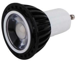 85-265V GU10 5W COB LED Spotlight with Black Housing