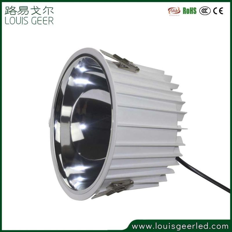 Anti-Glare Round Adjustable Aluminum COB LED Down Light Recessed LED Downlight