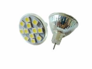 Bi-Pin Bulb 12SMD Warm White MR11 LED