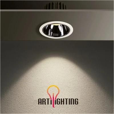Round Square Daylight Deep Anti-Glare Recessed LED Down Ceiling Light for Kids Room