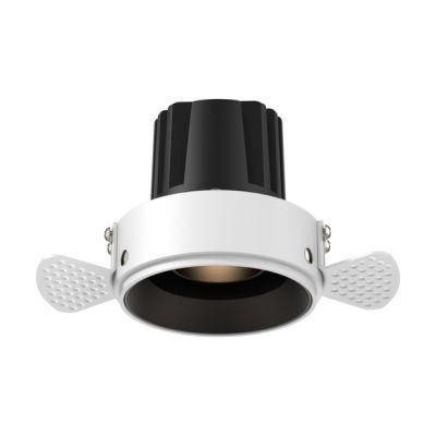 Modern New Products Aluminium Deep Recessed LED Trimless Downlight Lighting Fixture LED Ceiling Light