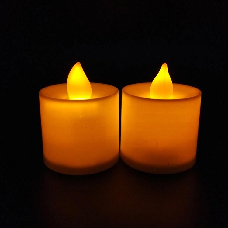 Wedding Decoration Plastic Electronic Flameless LED Candle