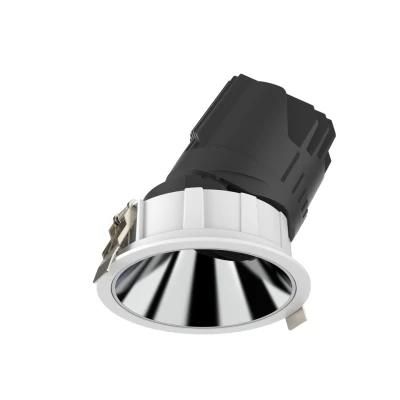 High Quality 40 Watt COB Black Ceiling Recessed LED Light Downlight