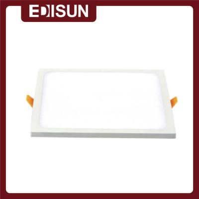 3000K/4000K/6000K 6W/12W/18W/24W Slim Frame Square LED Panel Lightings