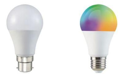 WiFi Blue Teeth Mobile Controled LED Bulb A60 7W 110-220V CCT RGB Dimmable Music Rythnm Adjust