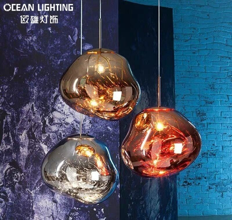 Interior Mood Lighting Christmas Decorative Pendant Light Glass LED Chandeliers