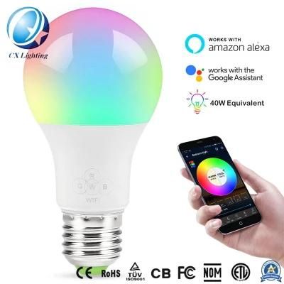 WiFi Smart LED bulb Works with Tuya APP E27