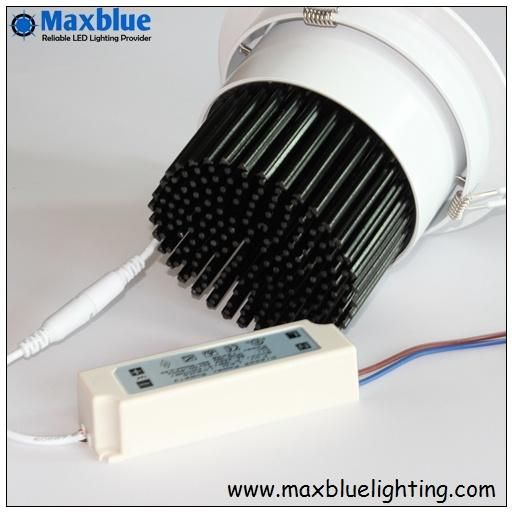 LED COB Downlight Recessed Lighting Fixture with Brand Dimmer Driver