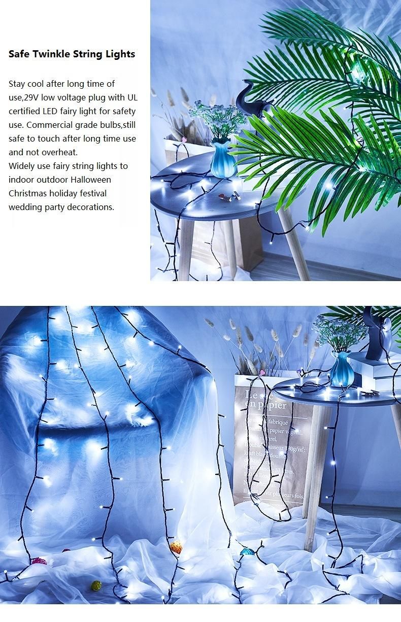 Fairy Lights LED String Holiday Wedding Outside Decoration Light Waterproof LED Garland String Lights