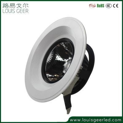 New Design Top Quality Indoor Aluminum Round Ceiling Adjustable 12W 15W 18W Dimmable COB Recessed LED Spotlight