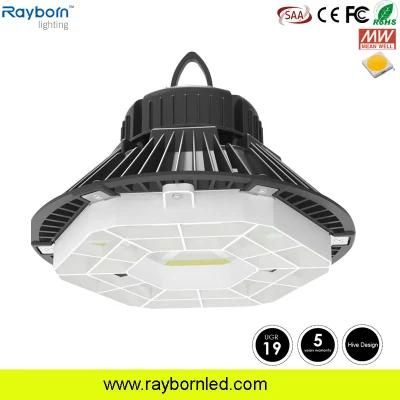 Motion Sensor 160lm/W 200W Warehouse High Bay LED UFO Lamp Ugr&lt;19