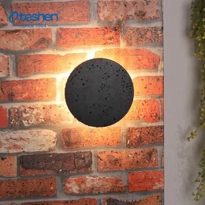 New Design Wall Light PC IP65 Waterproof 12W White/Black Indoor Surface Outdoor LED Wall Lamp