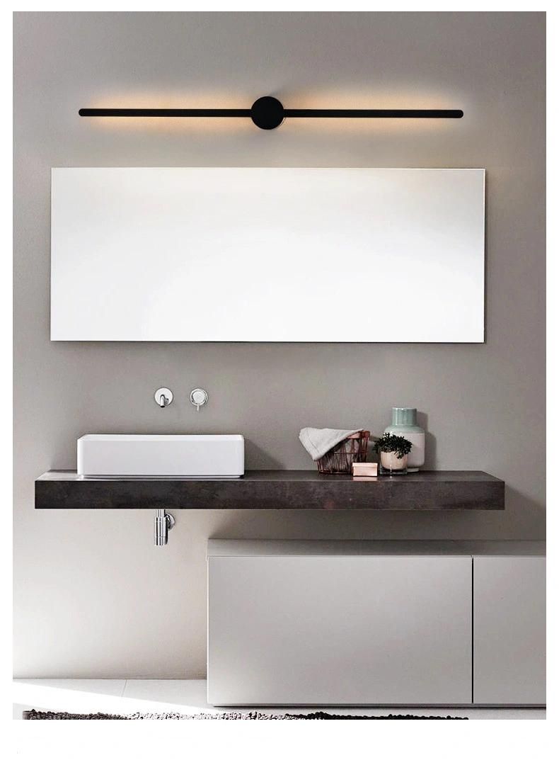 LED Modern Living Room Long Line Lamp Wall Lamp Minimalist Highlight Aluminum Indoor Corridor Aisle Background Wall Lamp