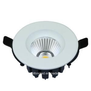 Shenzhen LED Lighting Ce RoHS SAA Recessed Round 5W 7W 9W Dimmable COB LED Downlight Housing