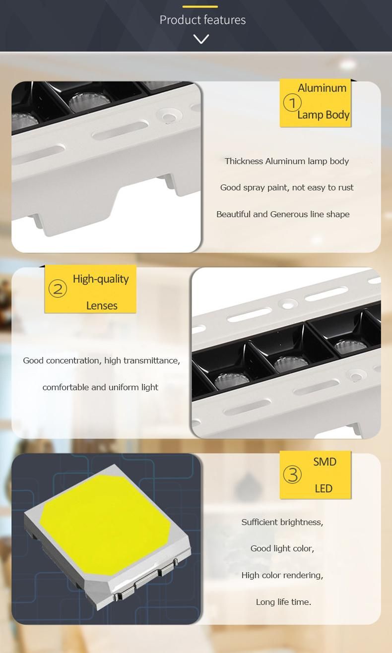 Hidden Border Line Lamp 5head 10head 15 Heads 10X2w LED Linear Downlight