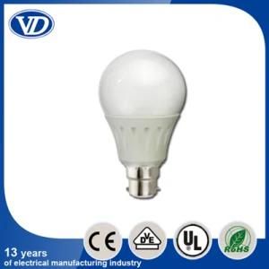 E27 Plastic Covering aluminium Covered LED Bulb 9W