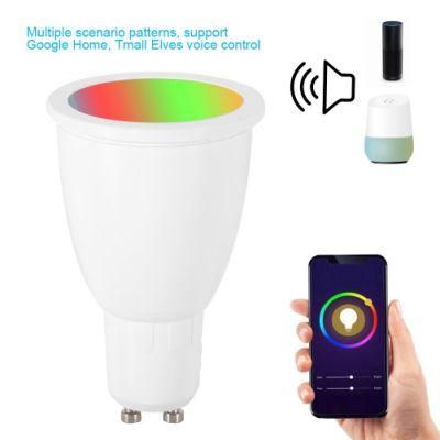 Smart Spot Light Bulb 12W RGBW WiFi Bulb LED Spotlight Work with APP Alexa Google Home