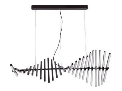 Masivel Lighting Modern Piano Shape Linear LED Pendant Light Decorative LED Chandelier