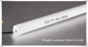 SMD 18W IP65 60cm High Power High Lumen LED Light LED Lampled Tri-Proof Lamp for Street with CE (LES-TL-60-18WA)