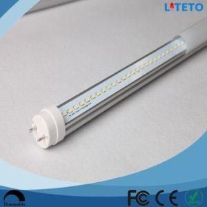 5FT 24W 120lm/W UL Classified T8 LED Tube Light Clear PC Cover SMD2835 3 Years Warranty
