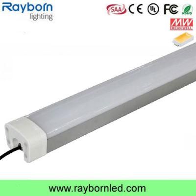 Supermarket Linkable Recessed Pendant Aisle LED Linear Light 30W/40W/50W/60W