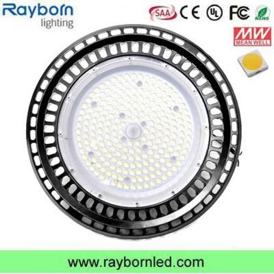 Ra&gt;80 PF&gt;0.9 135lm/W UFO LED High Bay for Factories Exhibition