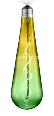 Drop-Shaped Gradient Glass Colour Fashion Decorative LED Light Bulb