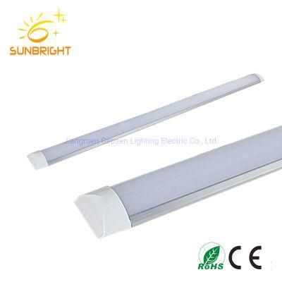 IP44 Aluminum PC Office Linear Tube Lamp 4FT LED Batten Light Fixtures 1200mm