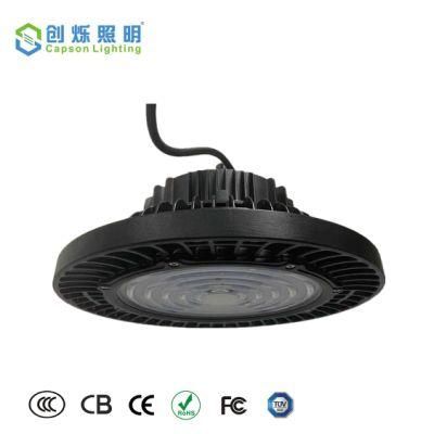 5 Year Warranty 170lm/W 150W Industrial Workshop Warehouse Factory UFO LED High Bay Light with IP65 (CS-UFOU-150)