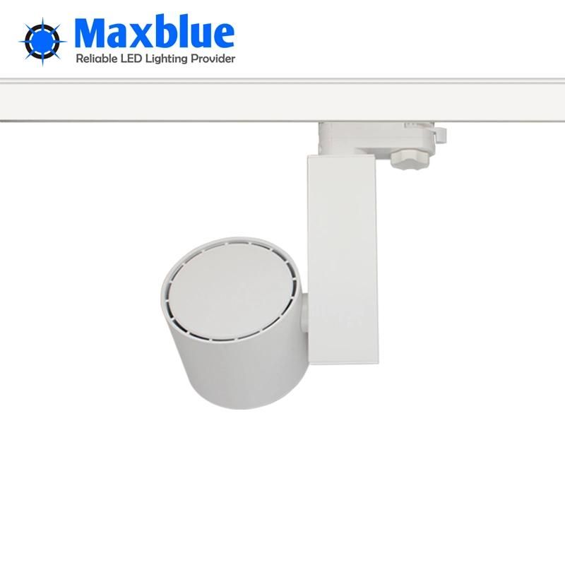 25W 3 Phase Economic Dimmable CREE COB LED Track Light