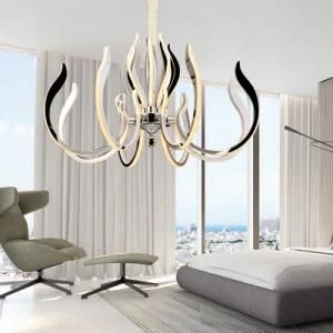 5 Lights Fancy Lighting Stainless Steel Pendant Lamp