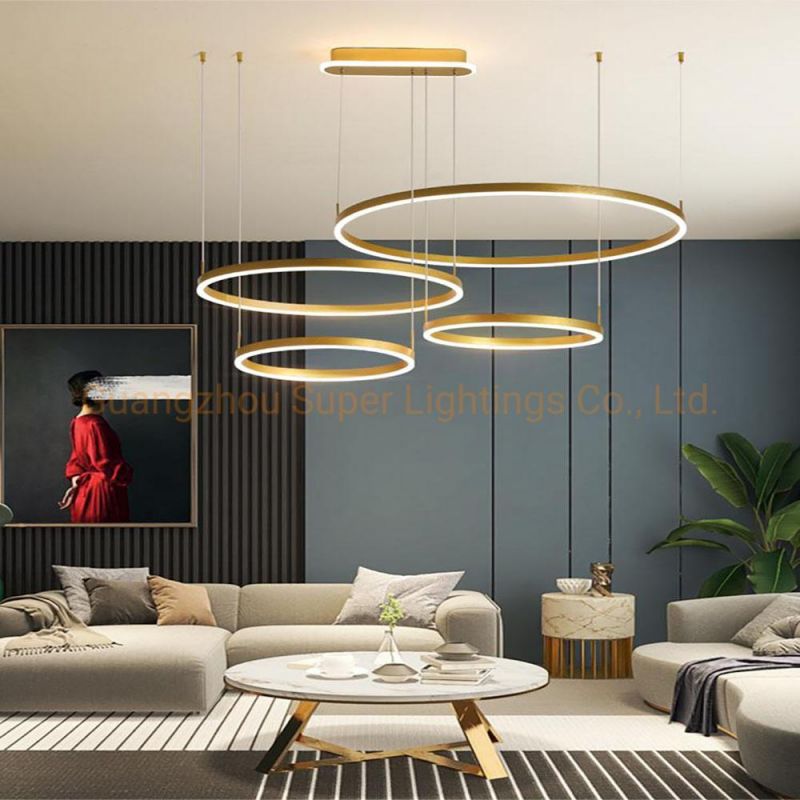 Modern Chandeliers Pendant Lights LED Indoor Ring Lighting