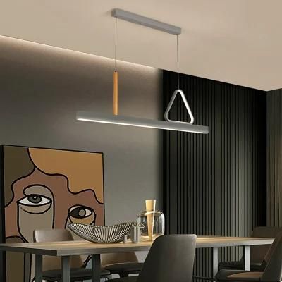 Nordic Art Light Creative Triangle Chandelier Dining Room Minimalist Pendant Lighting