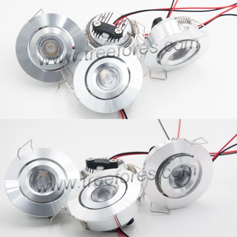 3W 12V 24V Mini LED Spot Light for Cabinet Ceiling Lamp