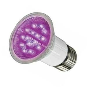 1W 100lm Ceramic Purple Color Glass Cover UV LED Bulb